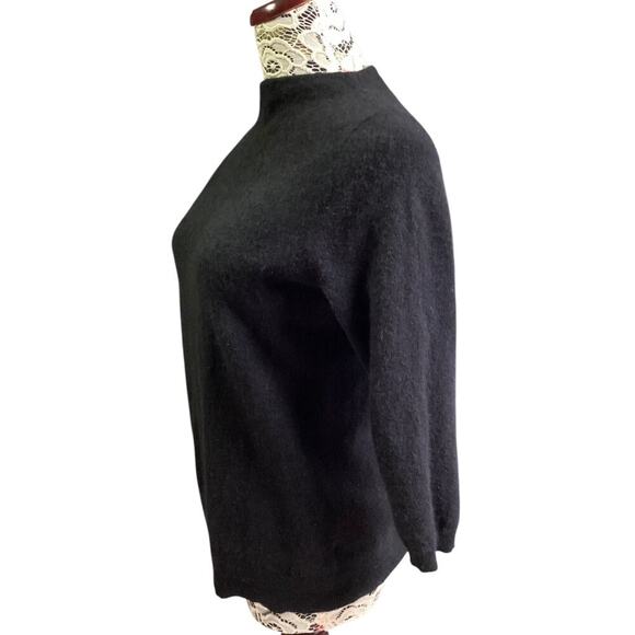 Talbots Audrey Cashmere Sweater size 1X black - Picture 3 of 4